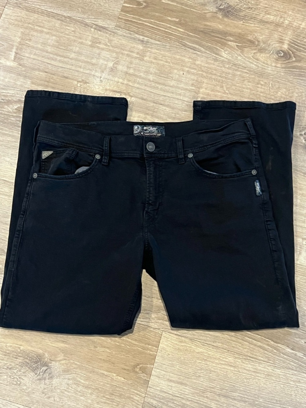 Silver Jeans Men’s Black Relaxed Fit Jeans